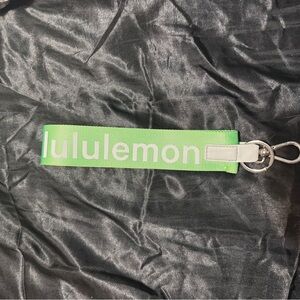 lululemon athletica Neon Green Keychain